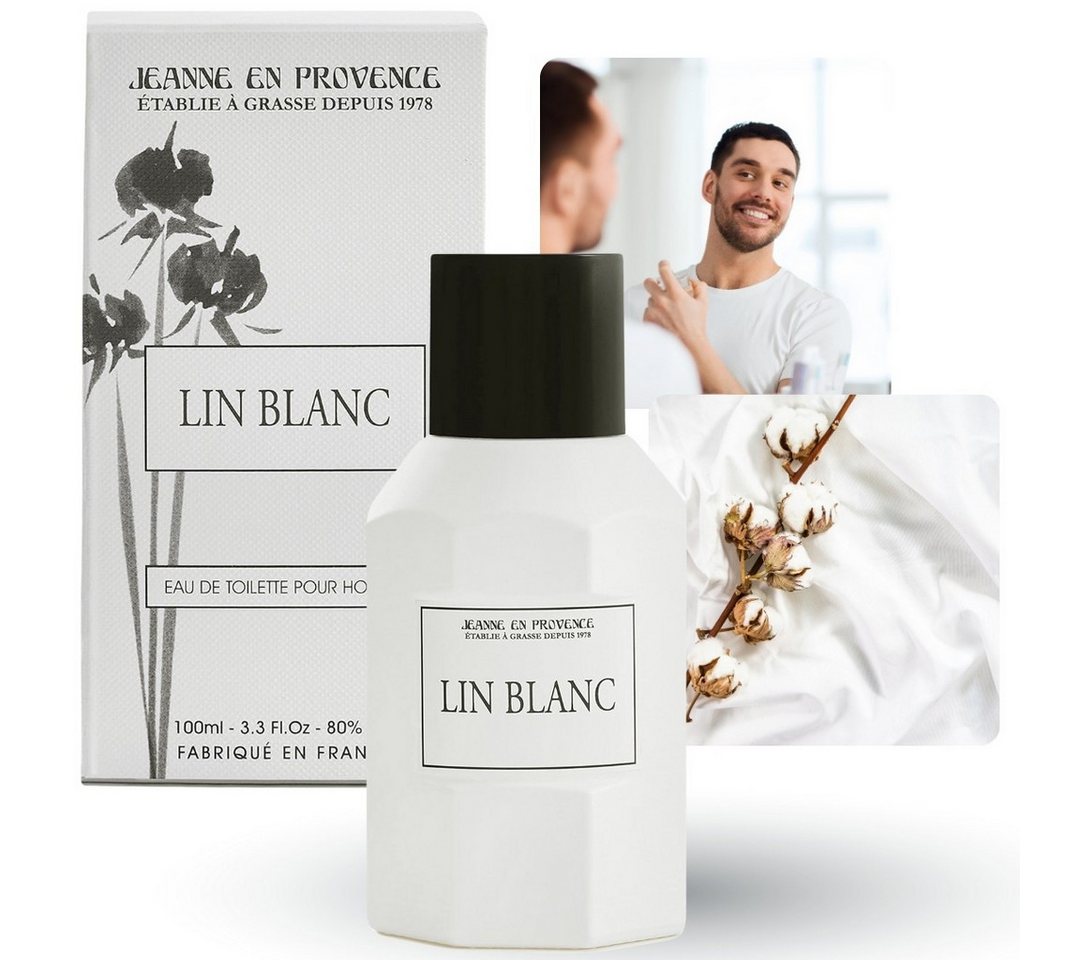 Sarcia.eu Eau de Toilette Jeanne en Provence - Lin Blanc, Herren Eau de Toilette, 100ml von Sarcia.eu