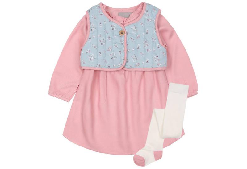 Sarcia.eu Frühchenpaket Mädchen Baby-Set bestehend aus Kleid, Weste, Strumpfhose 0-3 Monate von Sarcia.eu