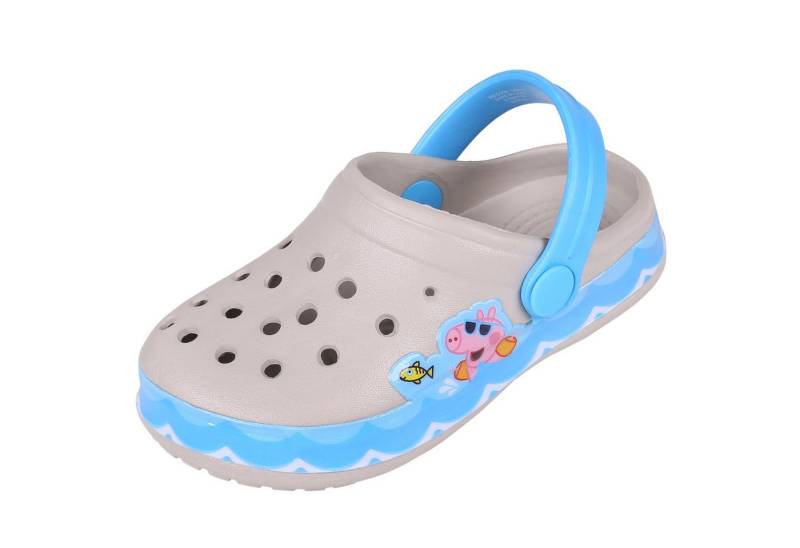 Sarcia.eu Grau-blaue Clogs für Kinder George Peppa Pig Peppa Wutz 20-21 EU Clog von Sarcia.eu