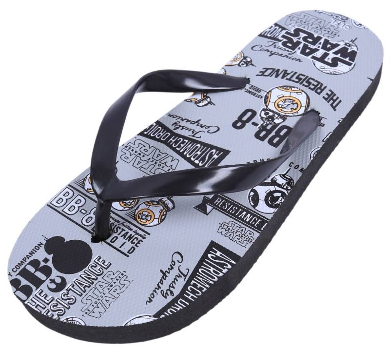 Sarcia.eu Grau-schwarze Flip-Flops Star Wars DISNEY 26-27 EU Badezehentrenner von Sarcia.eu