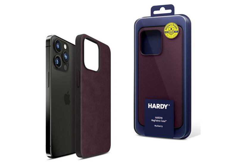 Sarcia.eu Handytasche 3mk HARDY MagFabric beerenfarbene Hülle für Apple iPhone 15 Pro Max von Sarcia.eu
