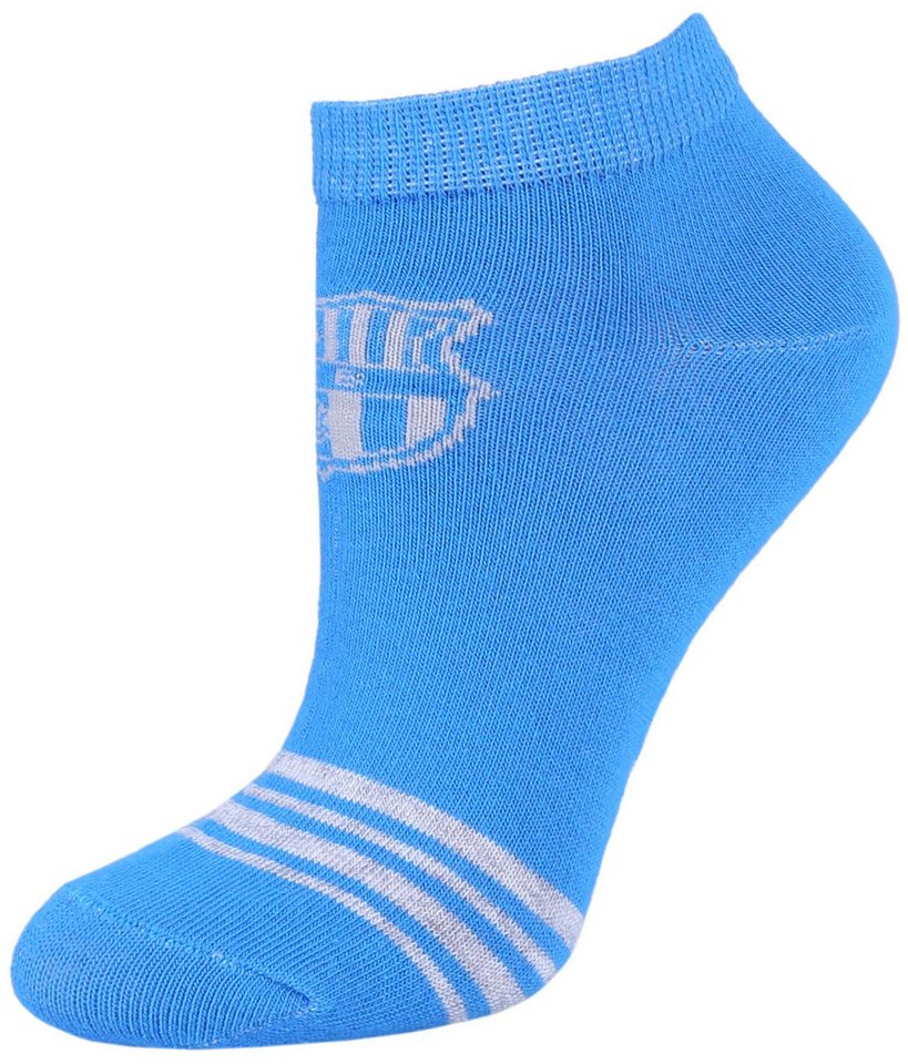 Sarcia.eu Haussocken Blaue Fußsocken für Jungen FC Barcelona 27/30 EU von Sarcia.eu