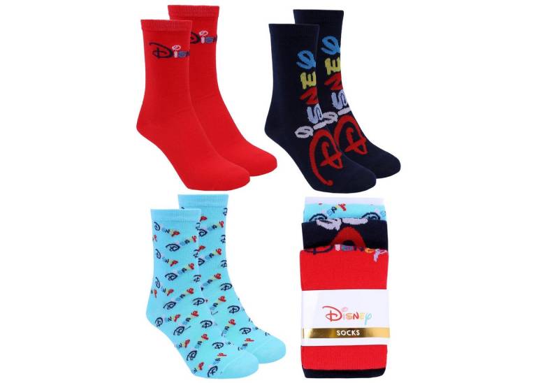 Sarcia.eu Haussocken DISNEY, Socken für Damen lang, bunt - 3 Paar von Sarcia.eu
