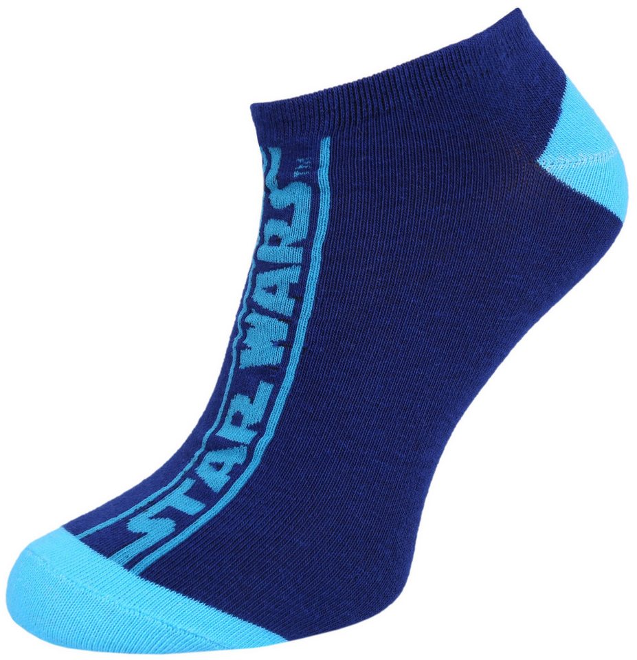 Sarcia.eu Haussocken Dunkelblaue Socken Füßlinge für Herren STAR WARS Disney 39-42 EU von Sarcia.eu