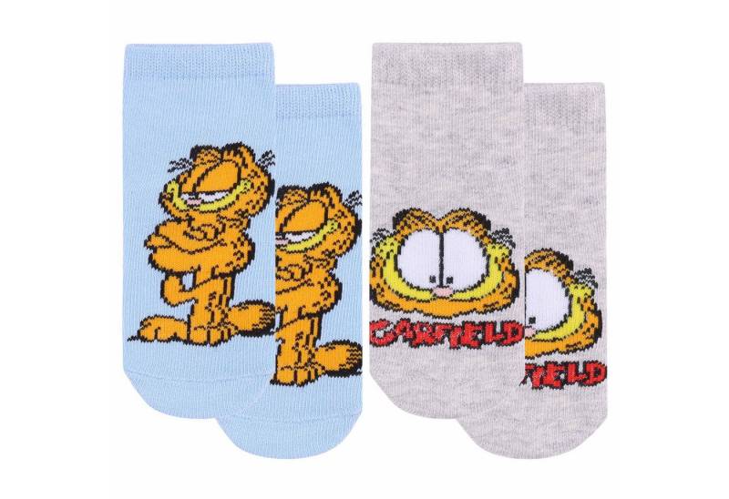 Sarcia.eu Haussocken Garfield Babysocken, grau-blau 2 Paar weich elastich 15-18 m von Sarcia.eu