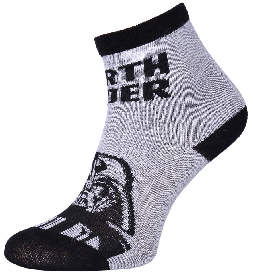 Sarcia.eu Haussocken Grau-schwarze Jungen-Socken Star Wars DISNEY 2-3 Jahr von Sarcia.eu