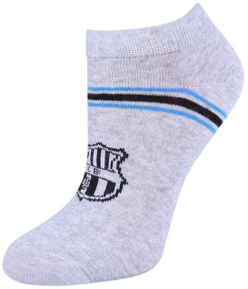 Sarcia.eu Haussocken Graue Socken/Fußsocken für Jungen mit Wappen von FC Barcelona 27/30 EU von Sarcia.eu