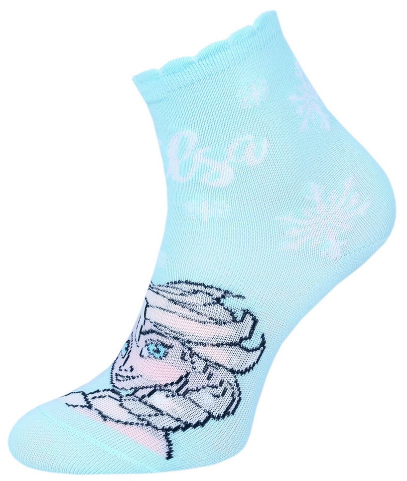 Sarcia.eu Haussocken Pfefferminzfarbene Socken für Mädchen DIE EISKÖNIGIN FROZEN Disney von Sarcia.eu