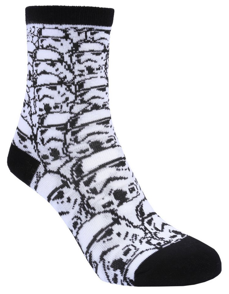 Sarcia.eu Haussocken Schwarz-weiße STAR WARS DISNEY - Socken 26.5/30.5 EU von Sarcia.eu