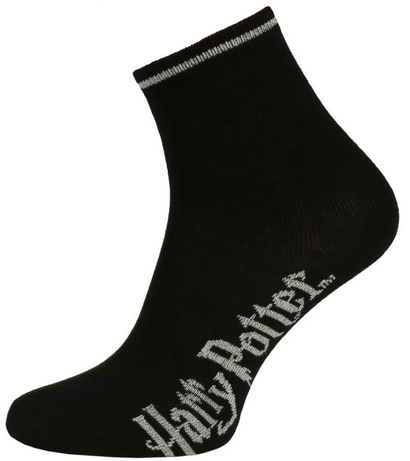 Sarcia.eu Haussocken Schwarze Socken mit goldener Aufschrift Harry Potter von Sarcia.eu