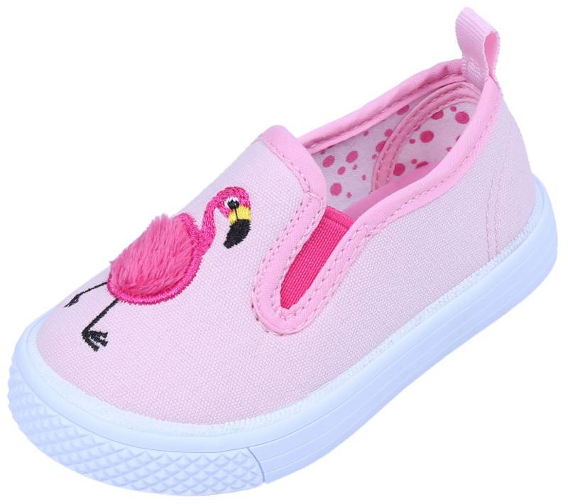 Sarcia.eu Hellpinke, einziehbare Mädchen Turnschuhe Sportschuhe FLAMINGO 22 EU Babystiefel von Sarcia.eu
