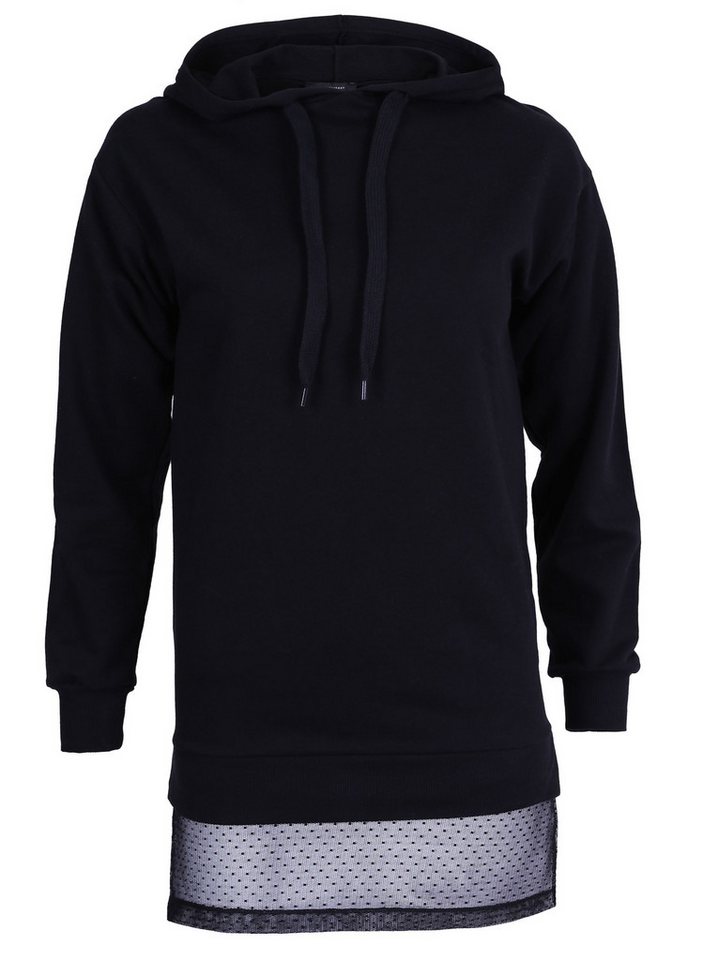 Sarcia.eu Kapuzensweatjacke Schwarze Bluse mit Kapuze S von Sarcia.eu