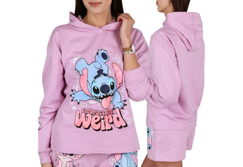 Sarcia.eu Kapuzensweatshirt DISNEY Stitch Sweatshirt für Mädchen, Kapuze, 100% Baumwolle von Sarcia.eu