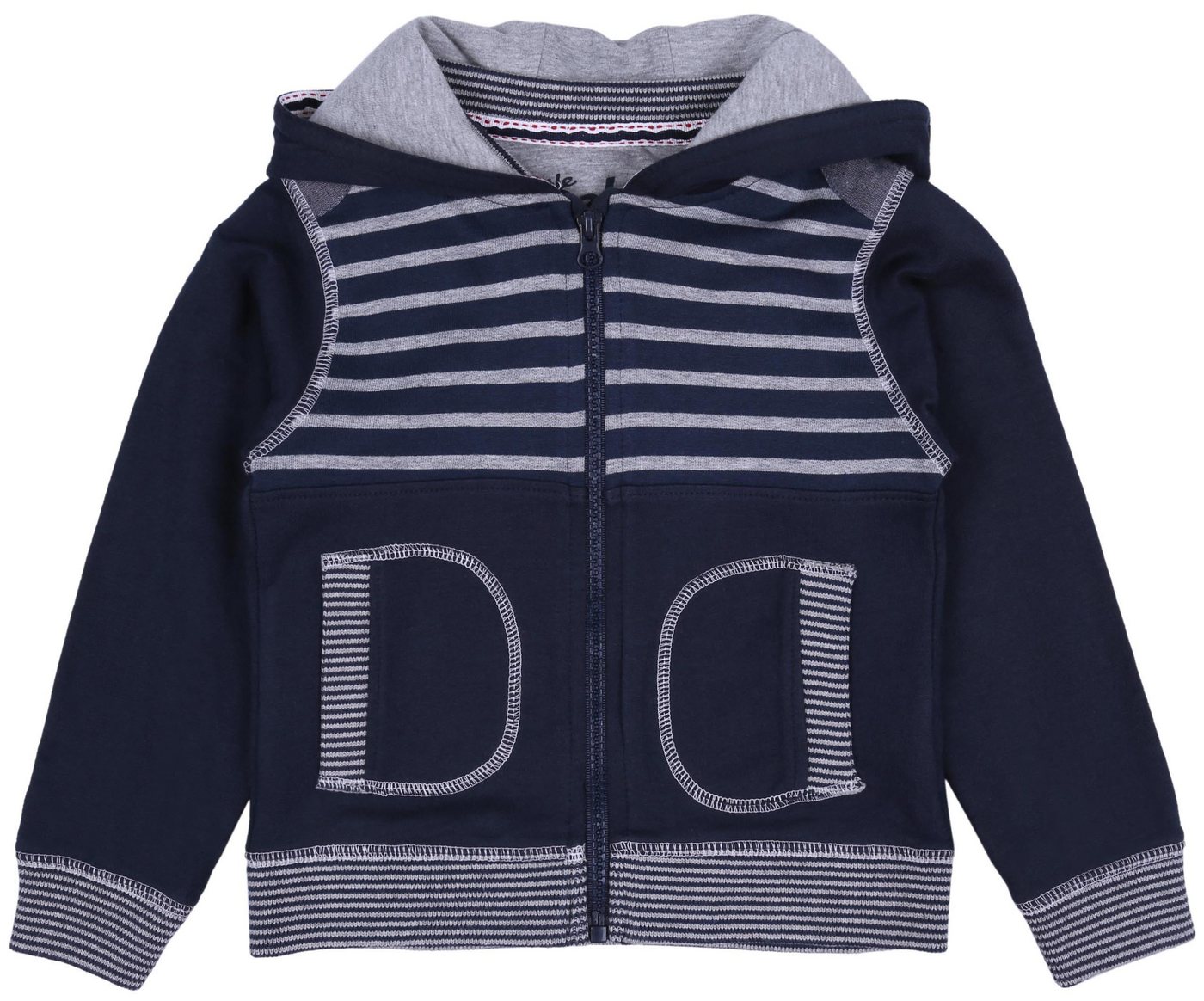 Sarcia.eu Kapuzensweatshirt Dunkelblau-graue Bluse mit Kapuze REBEL 9-12 Monate von Sarcia.eu