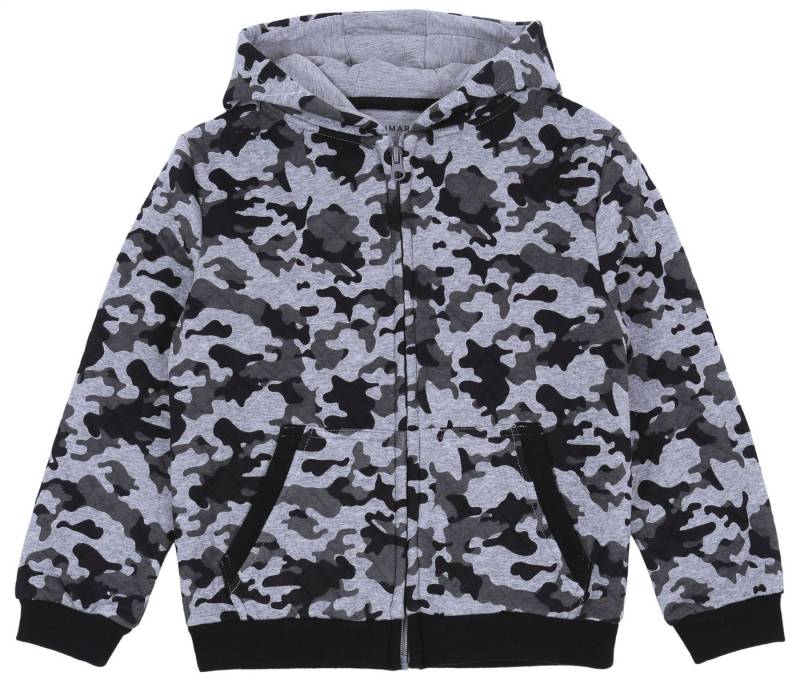 Sarcia.eu Kapuzensweatshirt Graue Steppbluse mit Militär-Muster 12-13 Jahre von Sarcia.eu