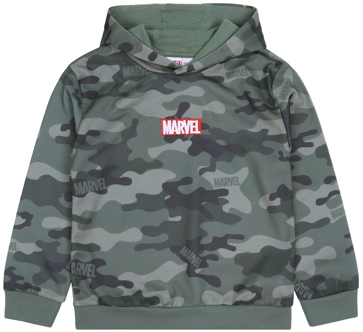 Sarcia.eu Kapuzensweatshirt Grüner Militär-Pullover mit Kapuze MARVEL 8-9 Jahre von Sarcia.eu