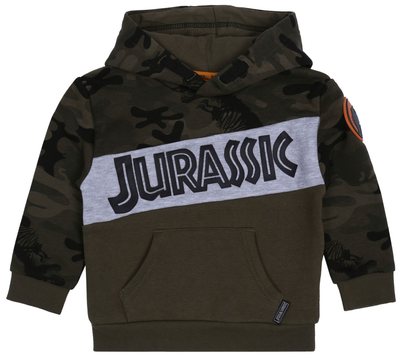 Sarcia.eu Kapuzensweatshirt Jugendhafte Bluse in Tarnfarbe mit Kapuze Jurassic World 6-7 Jahre von Sarcia.eu