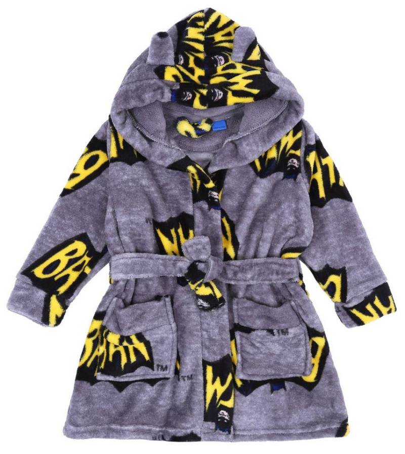 Sarcia.eu Kinderbademantel BATMAN DC COMICS Bademantel/Morgenmantel mit Kapuze grau 3-4 Jahre von Sarcia.eu