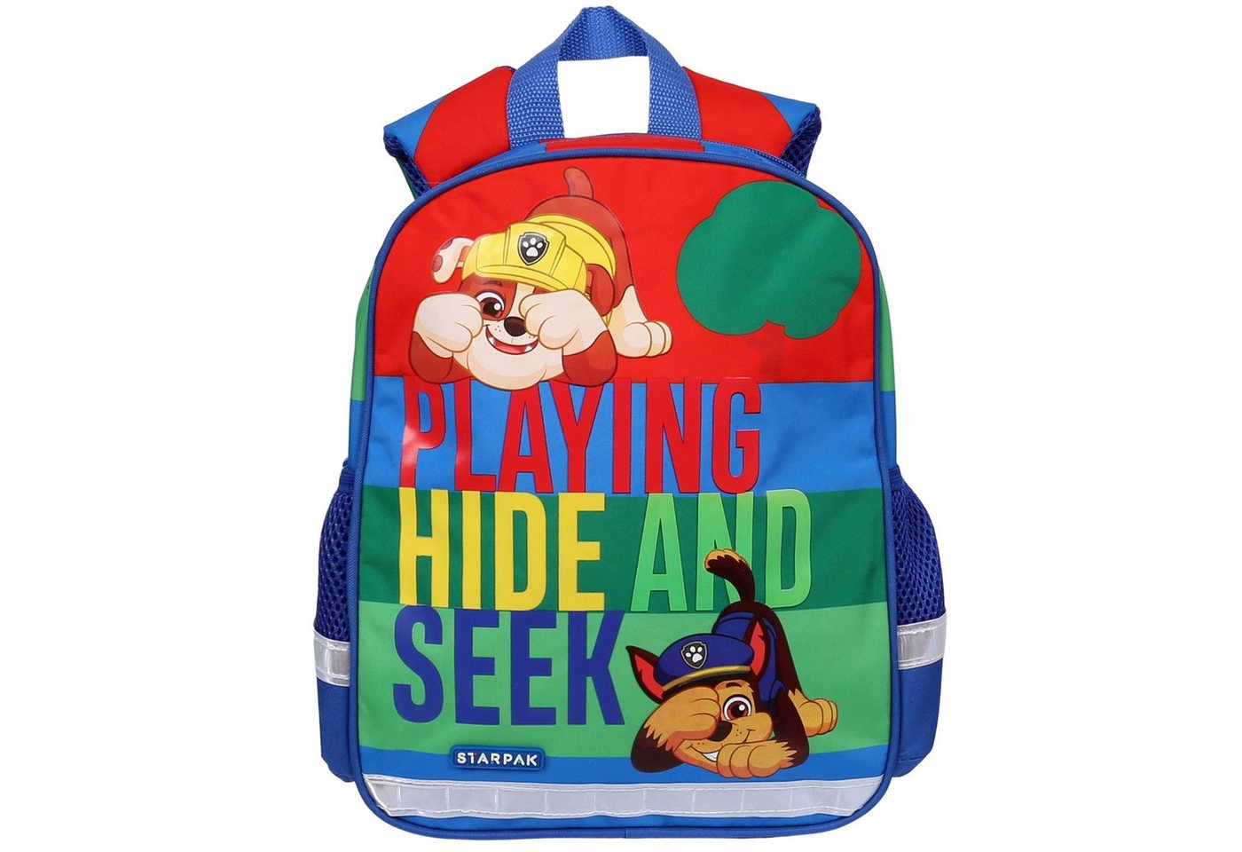 Sarcia.eu Kinderrucksack Paw Patrol Chase Rubble Kindergarten Rucksack für Jungen, Reflektoren von Sarcia.eu