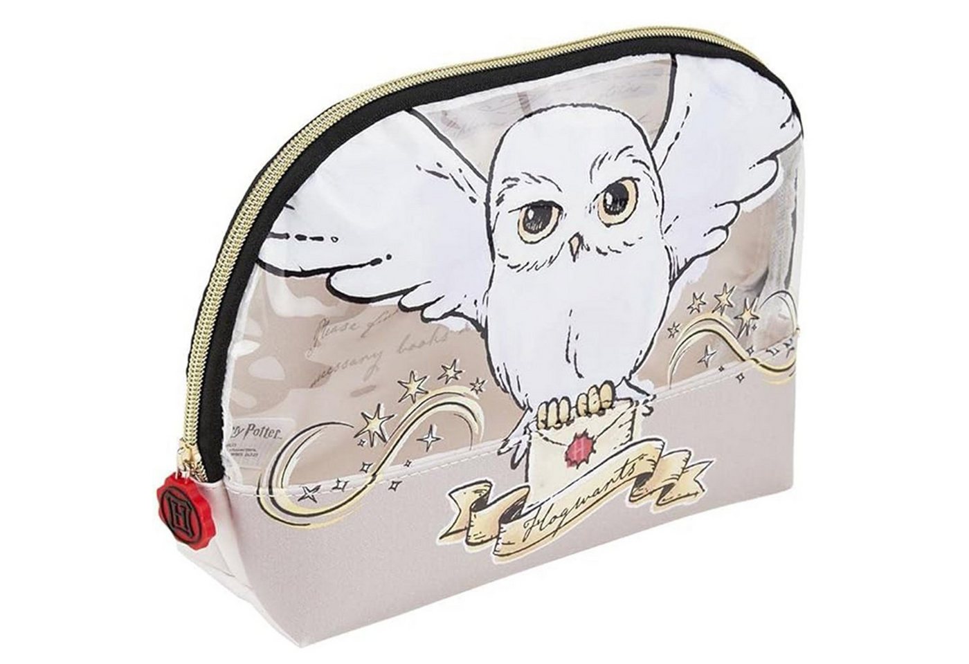 Sarcia.eu Kosmetiktasche Harry Potter Hedwig - Beige, geräumige Kosmetiktasche von Sarcia.eu