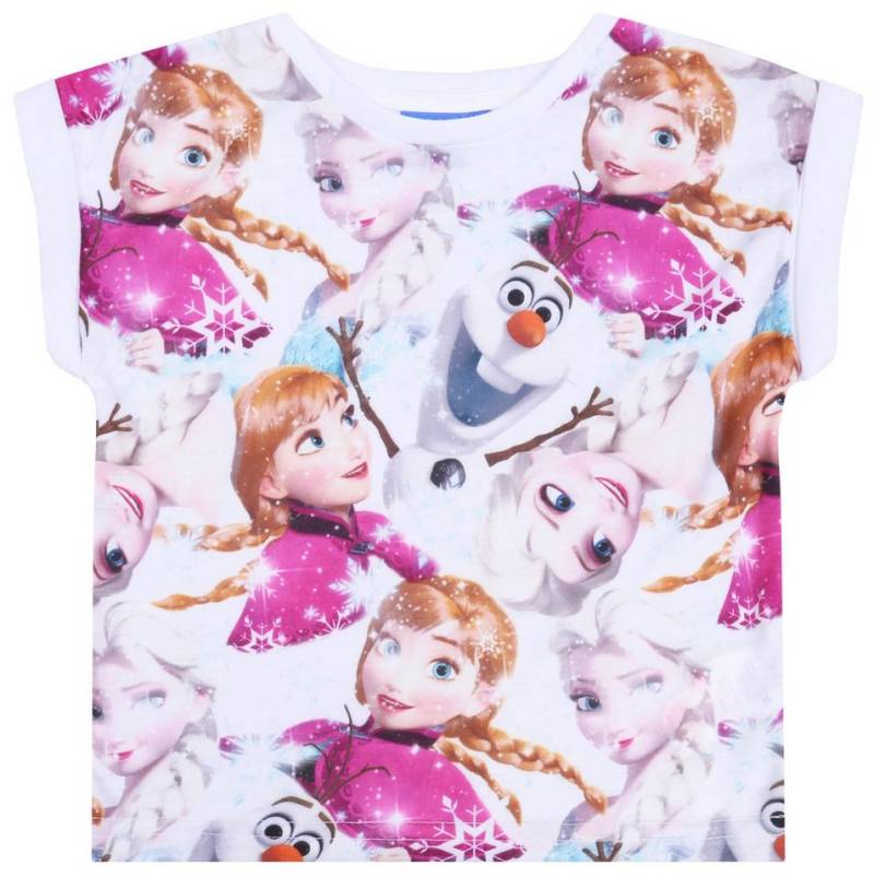 Sarcia.eu Kurzarmbluse Cremefarbiges T-Shirt FROZEN DIE EISKÖNIGIN 2-3 Jahre von Sarcia.eu