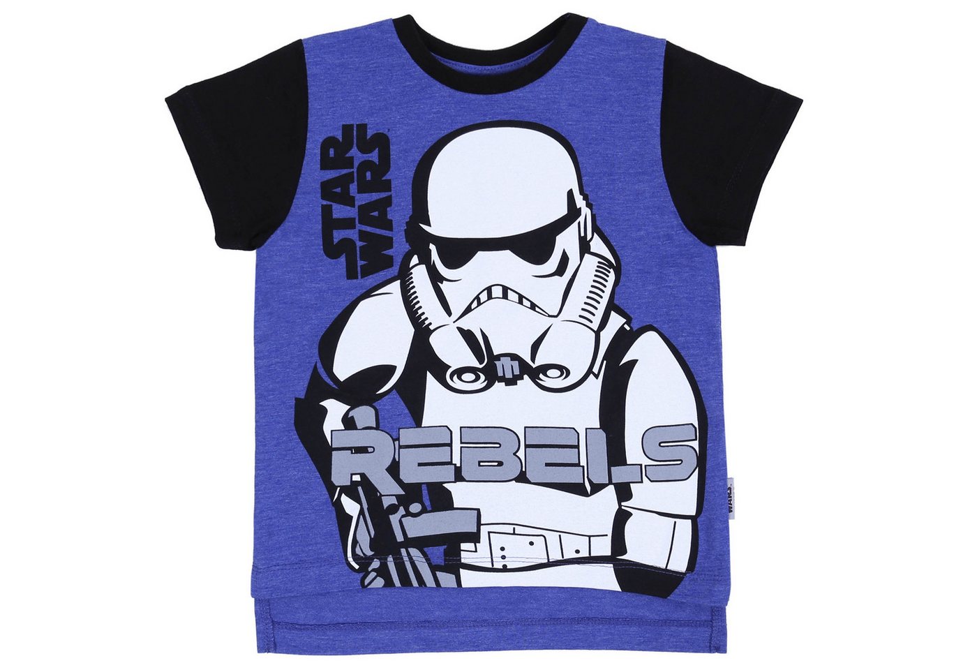 Sarcia.eu Kurzarmbluse DISNEY STAR WARS Blaues T-Shirt für Jungen, blau 18-24 Monate von Sarcia.eu