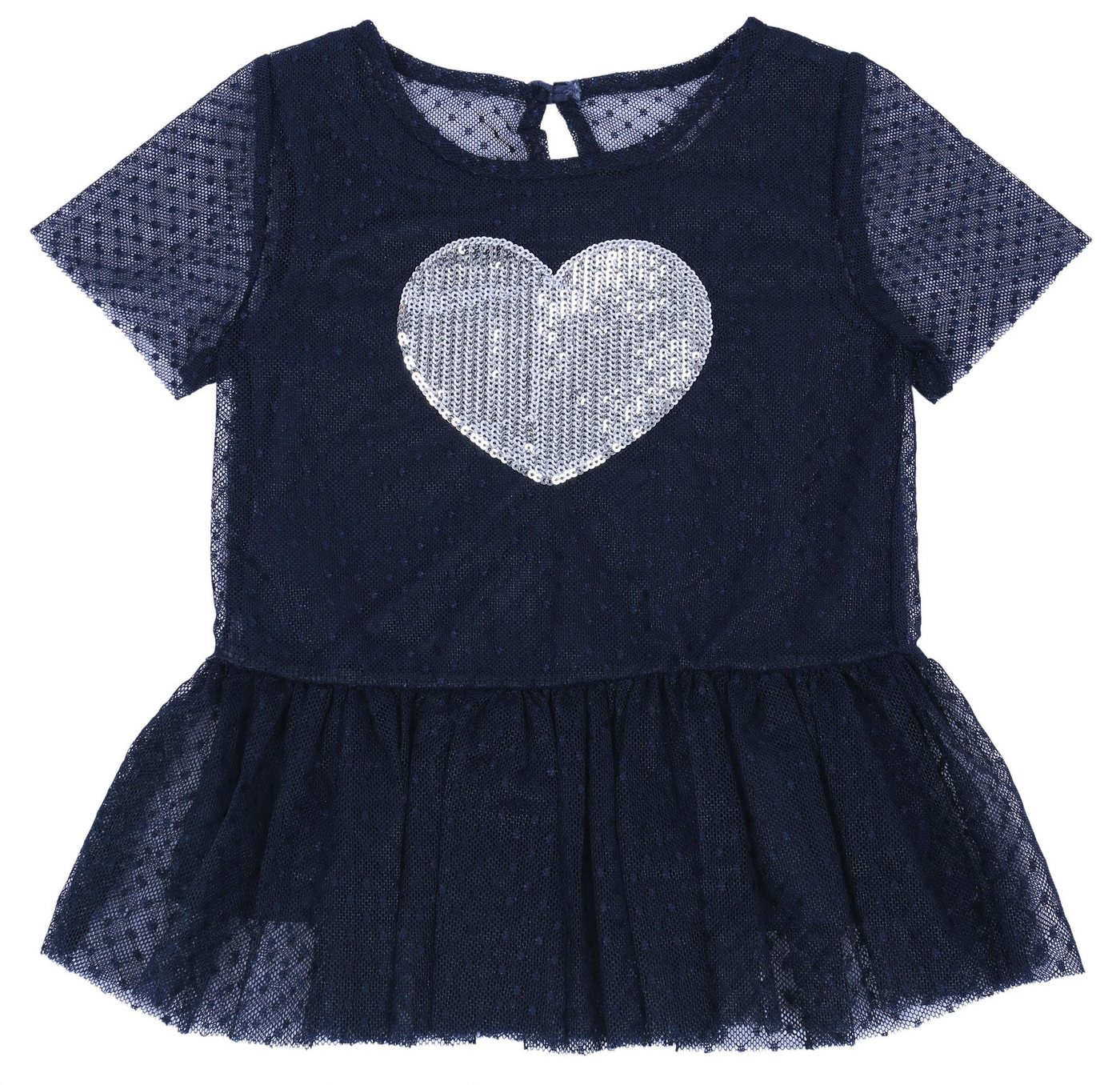 Sarcia.eu Kurzarmbluse Dunkelblaues Tunika mit Rüsche 18-24 Monate von Sarcia.eu