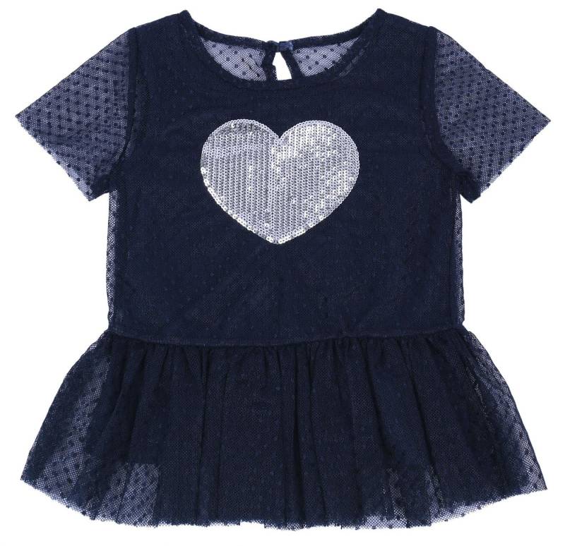 Sarcia.eu Kurzarmbluse Dunkelblaues Tunika mit Rüsche 18-24 Monate von Sarcia.eu