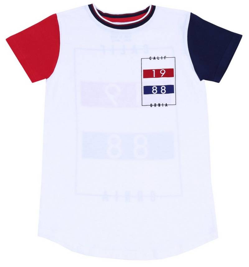 Sarcia.eu Kurzarmbluse Kalifornien 1988 weißes T-Shirt 9-10 Jahre von Sarcia.eu