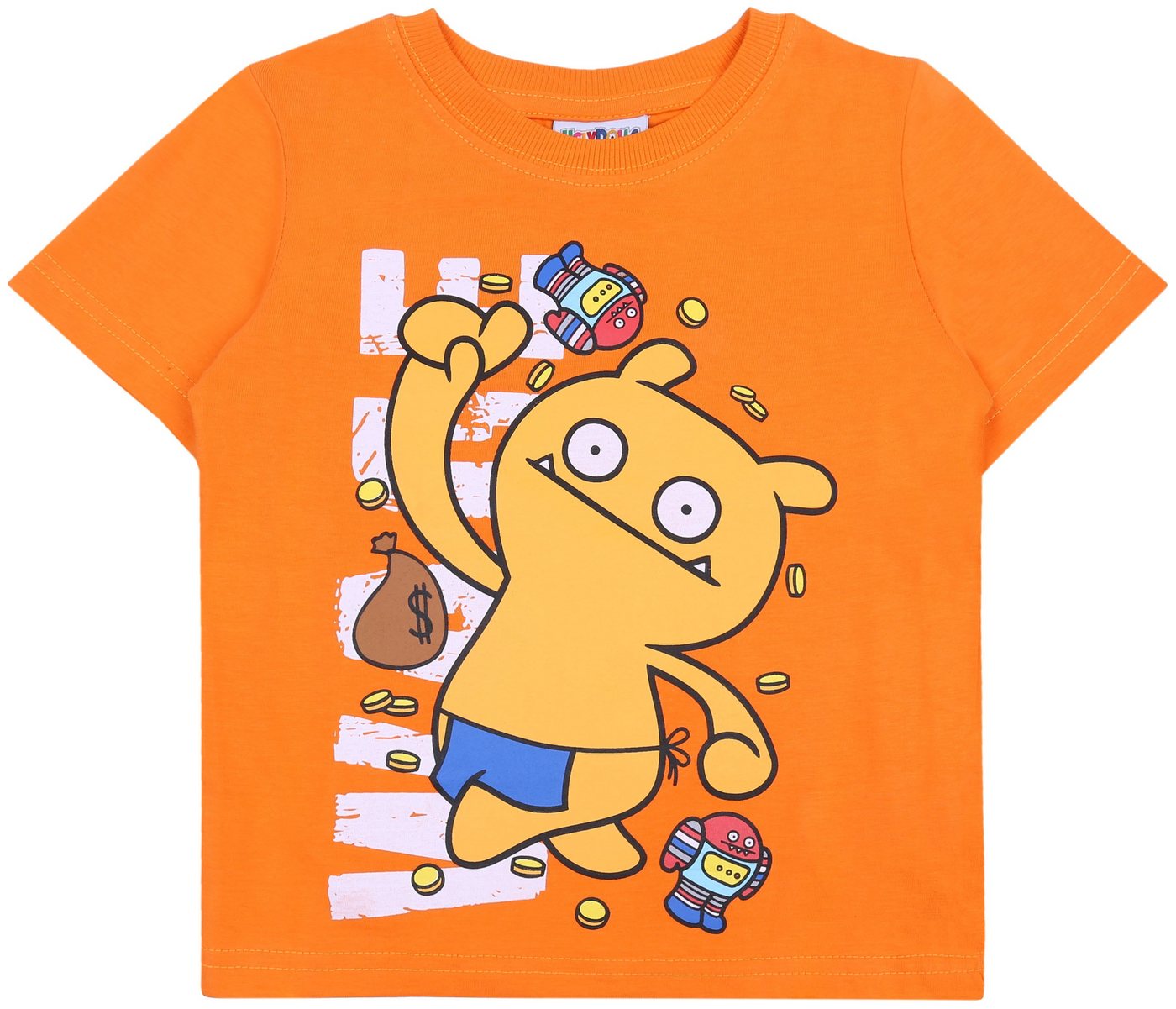 Sarcia.eu Kurzarmbluse Orangefarbiges T-Shirt für Jungen THE UGLY DOLLS 6 Jahre von Sarcia.eu