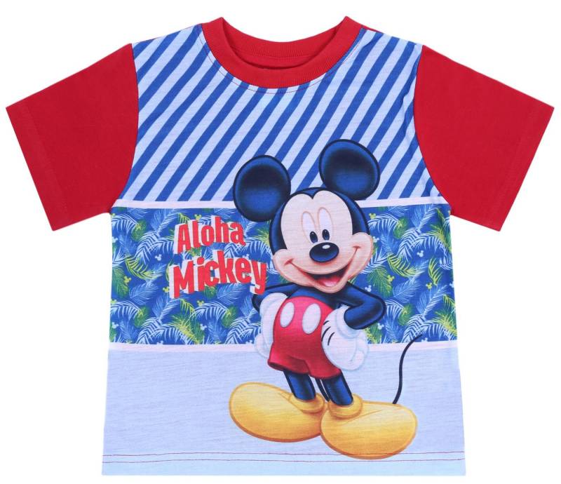Sarcia.eu Kurzarmbluse Rot-blaues T-Shirt, Mickey DISNEY 4-5 Jahre von Sarcia.eu