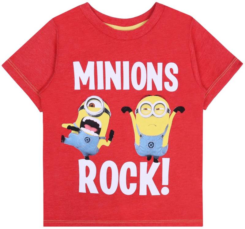 Sarcia.eu Kurzarmbluse Rotes T-Shirt DIE MINIONS 5-6 Jahre von Sarcia.eu