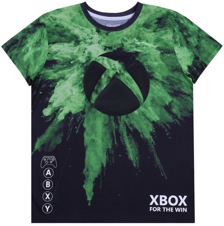 Sarcia.eu Kurzarmbluse Schwarz-grünes T-Shirt für Jungen Xbox 9-10 Jahre von Sarcia.eu