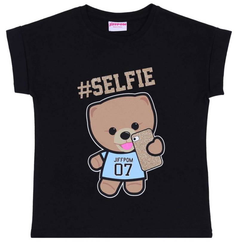 Sarcia.eu Kurzarmbluse Schwarze Bluse/T-sHIRT Selfie JIFFPOM 9-10 Jahre von Sarcia.eu