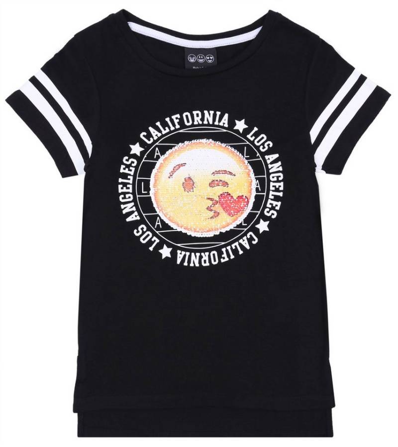 Sarcia.eu Kurzarmbluse Schwarzes T-Shirt California 7-8 Jahre von Sarcia.eu