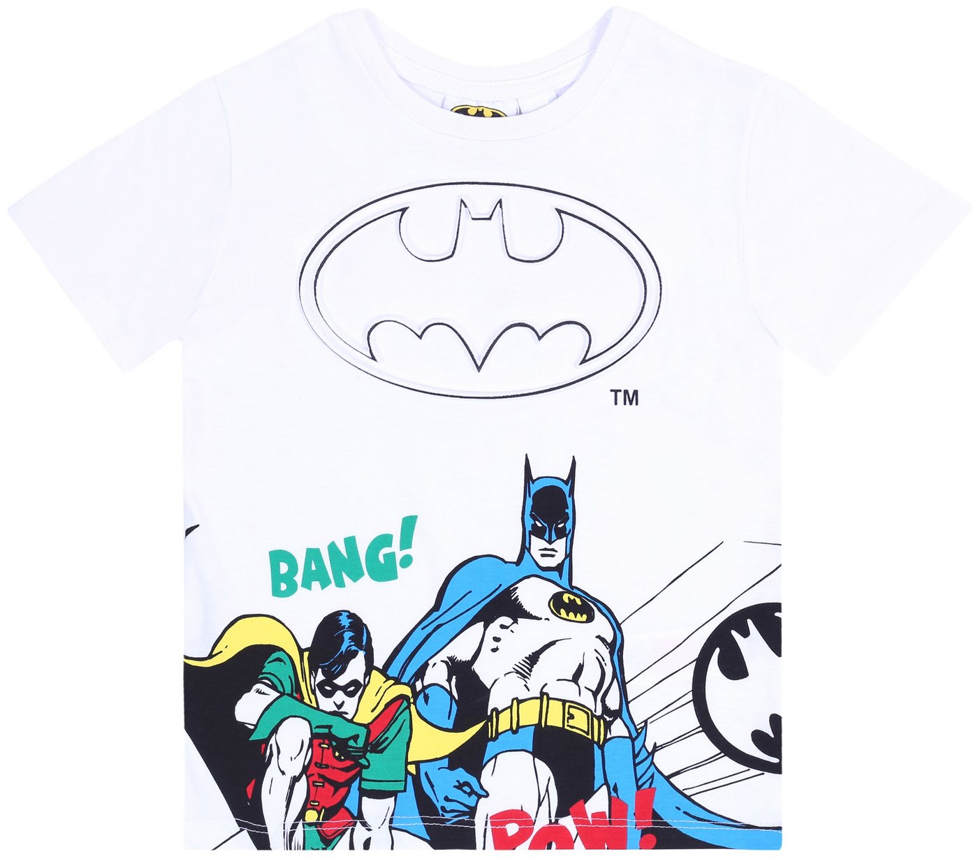 Sarcia.eu Kurzarmbluse Weißes T-Shirt Batman DC COMICS 2-3 Jahre von Sarcia.eu