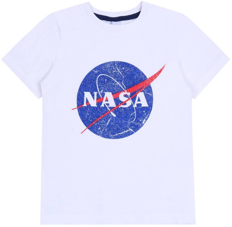 Sarcia.eu Kurzarmbluse Weißes T-Shirt für Jungen mit Logo von NASA 11 Jahre von Sarcia.eu