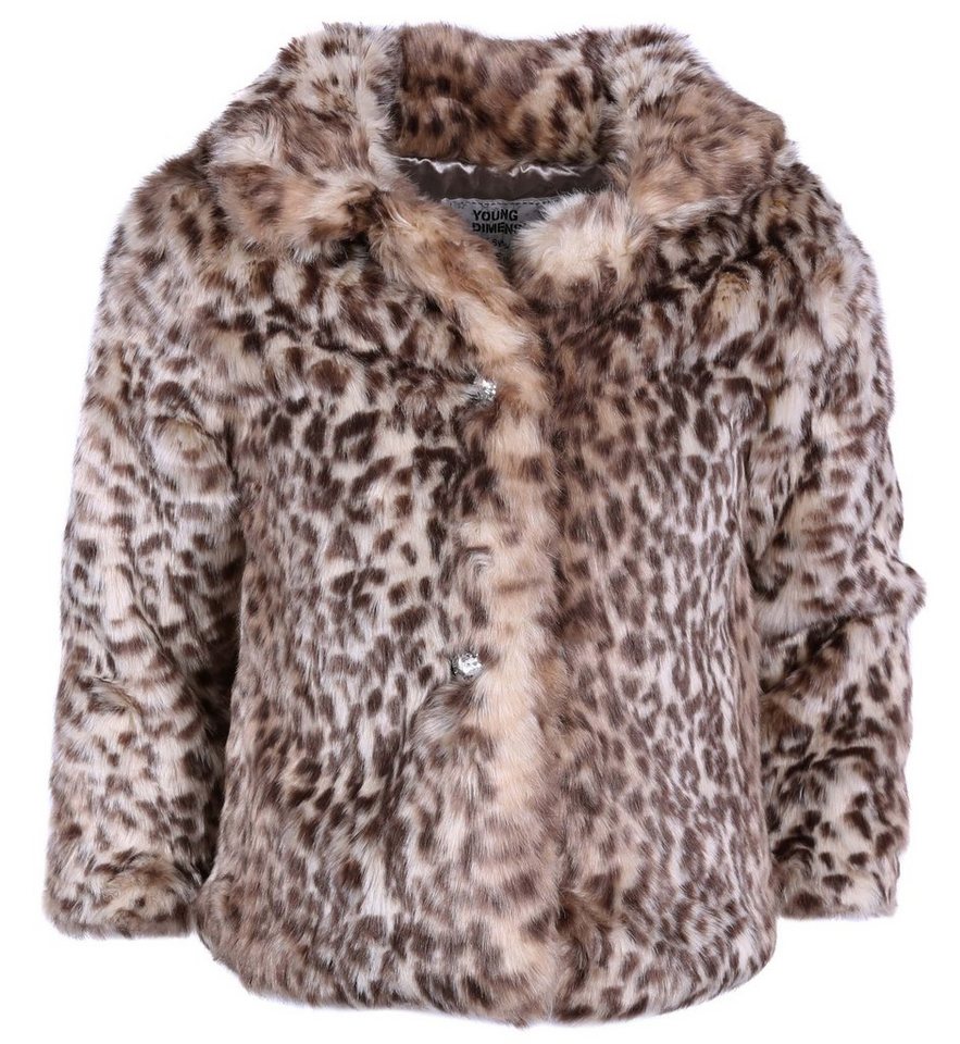 Sarcia.eu Kurzmantel Mantel mit Leoparden-Print für Mädchen, warm 3-4 Jahre von Sarcia.eu