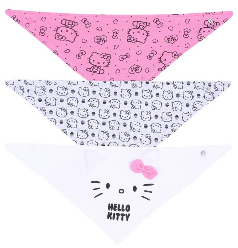 Sarcia.eu Lätzchen 3 x Lätzchen Hello Kitty von Sarcia.eu