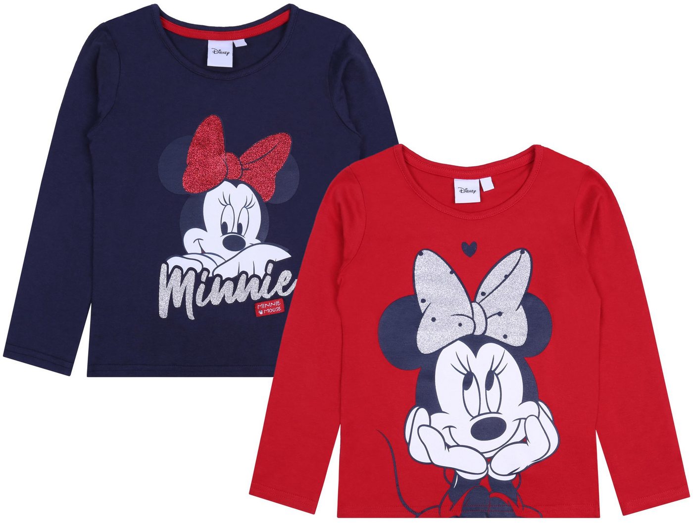Sarcia.eu Langarmbluse 2x Mädchenbluse/Langarmshirt Minnie Mouse 5-6 Jahre Sarcia.eu Langarmbluse 2x Mädchenbluse/Langarmshirt Minnie Mouse 5-6 Jahre von Sarcia.eu