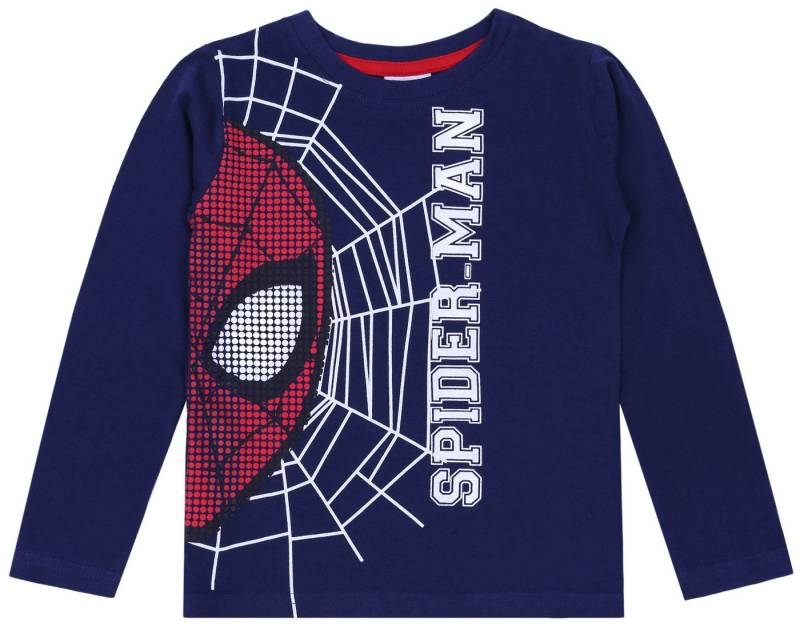Sarcia.eu Langarmbluse Dunkelblaue Jungenbluse mit Motiv von Spider-Man 8 Jahre von Sarcia.eu