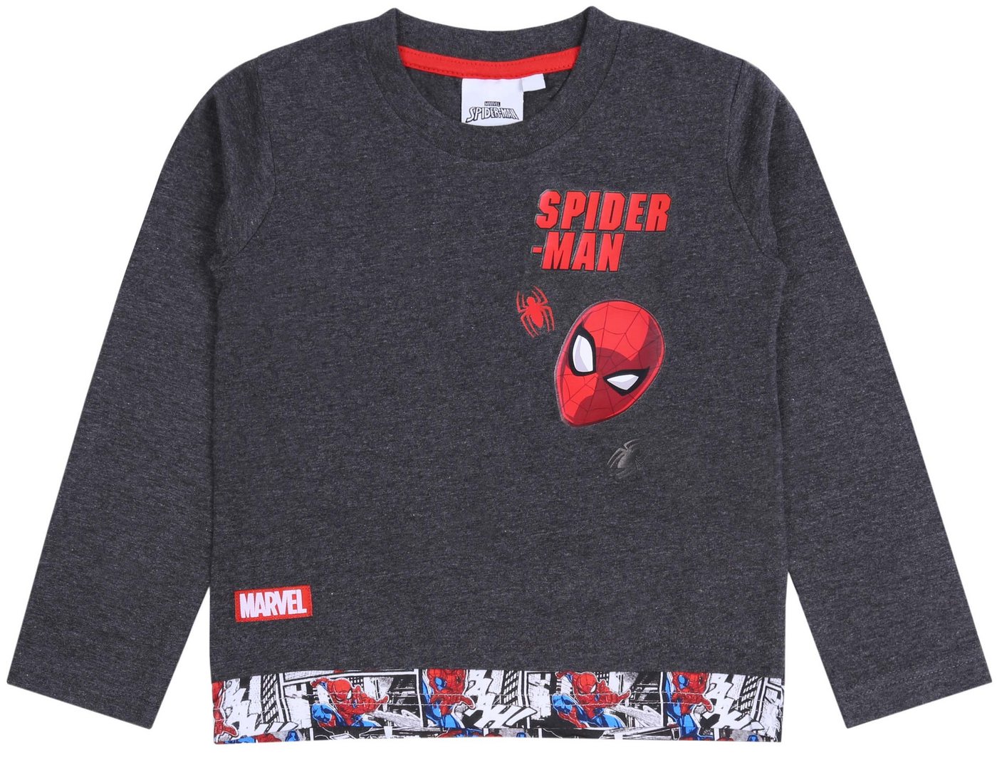 Sarcia.eu Langarmbluse Dunkelgraues Sweatshirt mit langen Ärmel SPIDER-MAN MARVEL 4 Jahre von Sarcia.eu