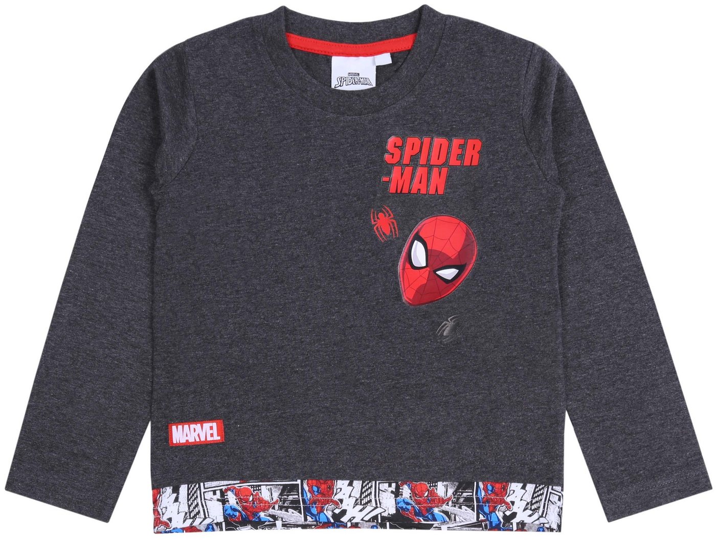 Sarcia.eu Langarmbluse Dunkelgraues Sweatshirt mit langen Ärmel SPIDER-MAN MARVEL 7 Jahre Sarcia.eu Langarmbluse Dunkelgraues Sweatshirt mit langen Ärmel SPIDER-MAN MARVEL 7 Jahre von Sarcia.eu