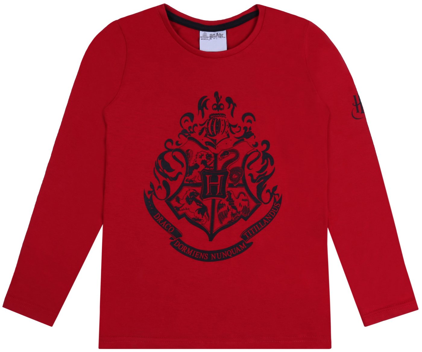 Sarcia.eu Langarmbluse Dunkelrote Mädchen-Bluse mit langen Ärmel Harry Potter 9 Jahre Sarcia.eu Langarmbluse Dunkelrote Mädchen-Bluse mit langen Ärmel Harry Potter 9 Jahre von Sarcia.eu