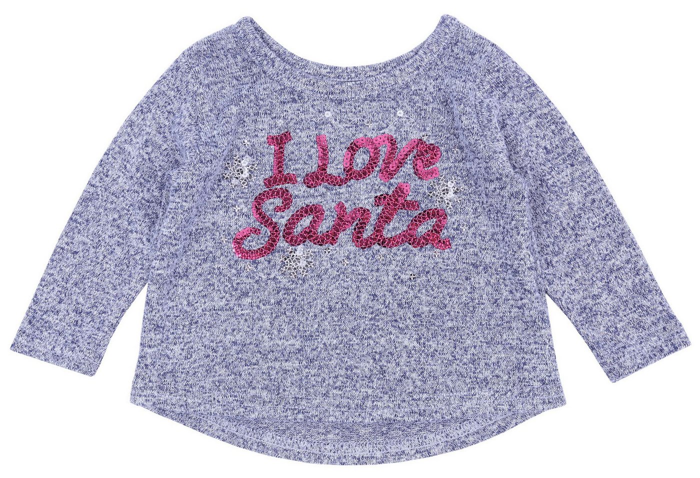 Sarcia.eu Langarmbluse Graue Bluse I Love Santa 0-3 Monate von Sarcia.eu