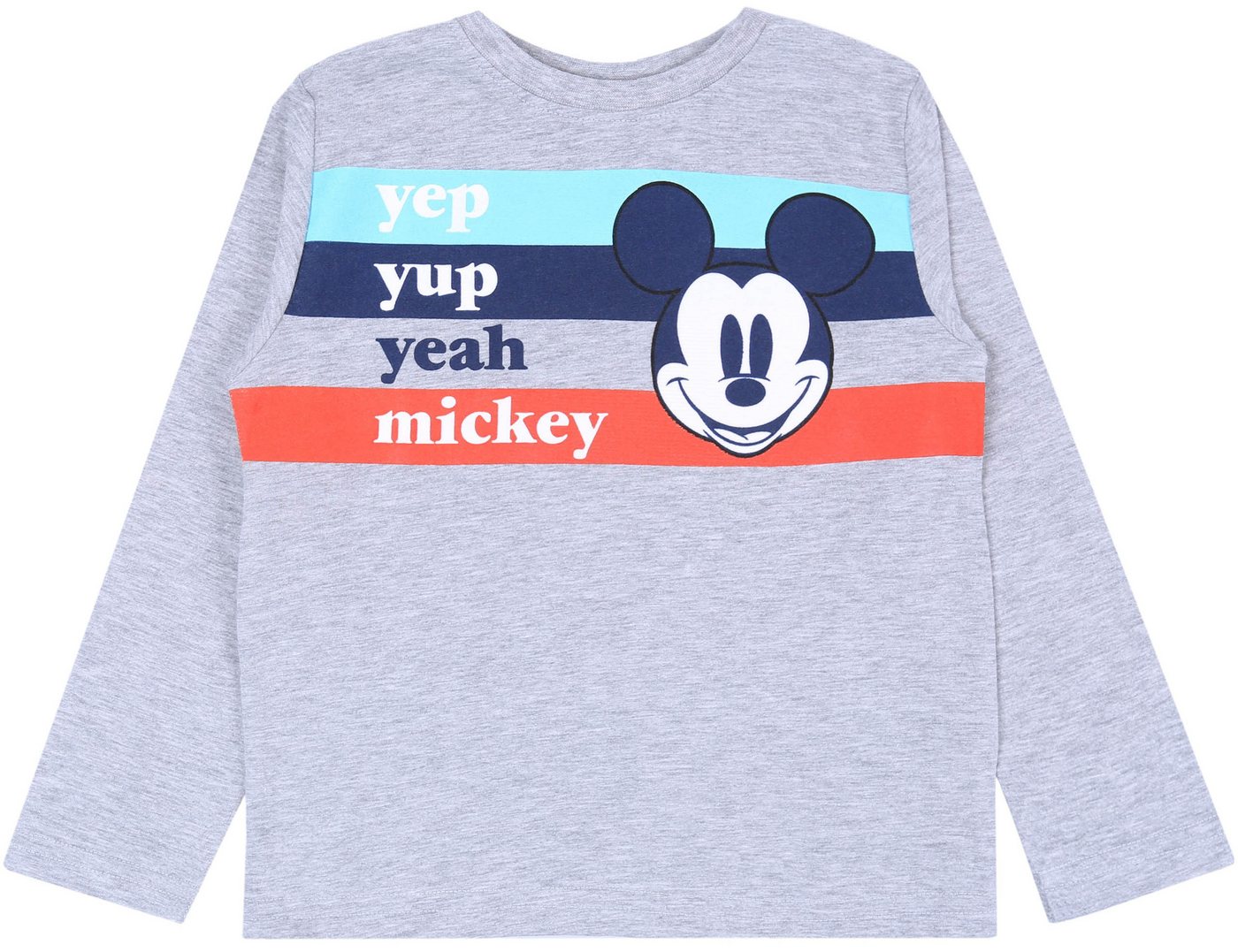 Sarcia.eu Langarmbluse Graue Bluse Mickey Maus DISNEY 7 Jahre Sarcia.eu Langarmbluse Graue Bluse Mickey Maus DISNEY 7 Jahre von Sarcia.eu
