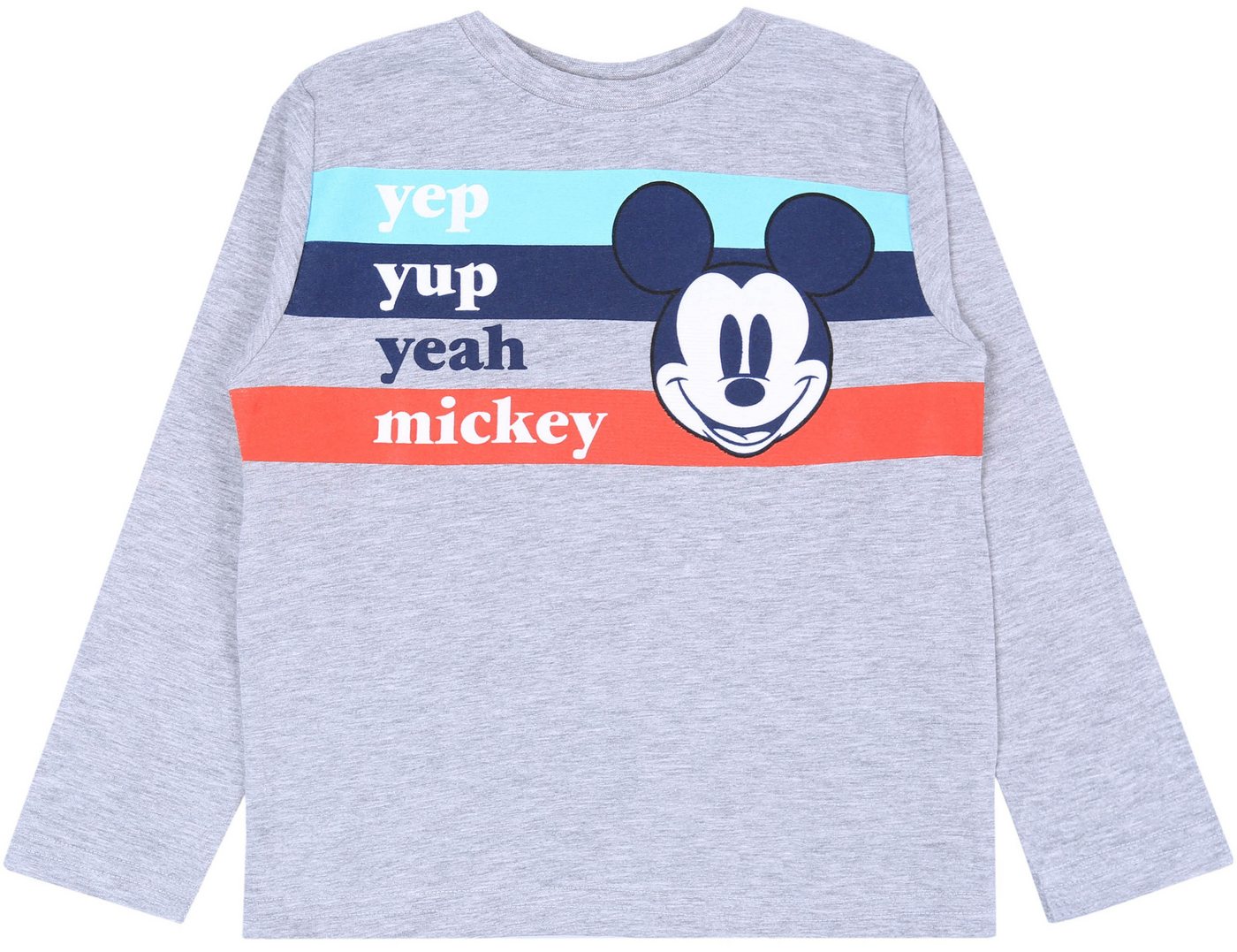 Sarcia.eu Langarmbluse Graue Bluse Mickey Maus DISNEY 7 Jahre von Sarcia.eu