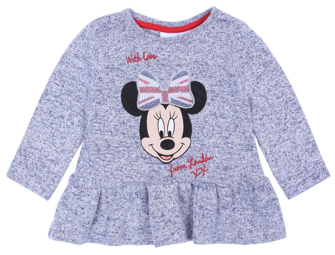 Sarcia.eu Langarmbluse Graue Tunika Minnie Mouse Maus DISNEY 12-18 Monate von Sarcia.eu