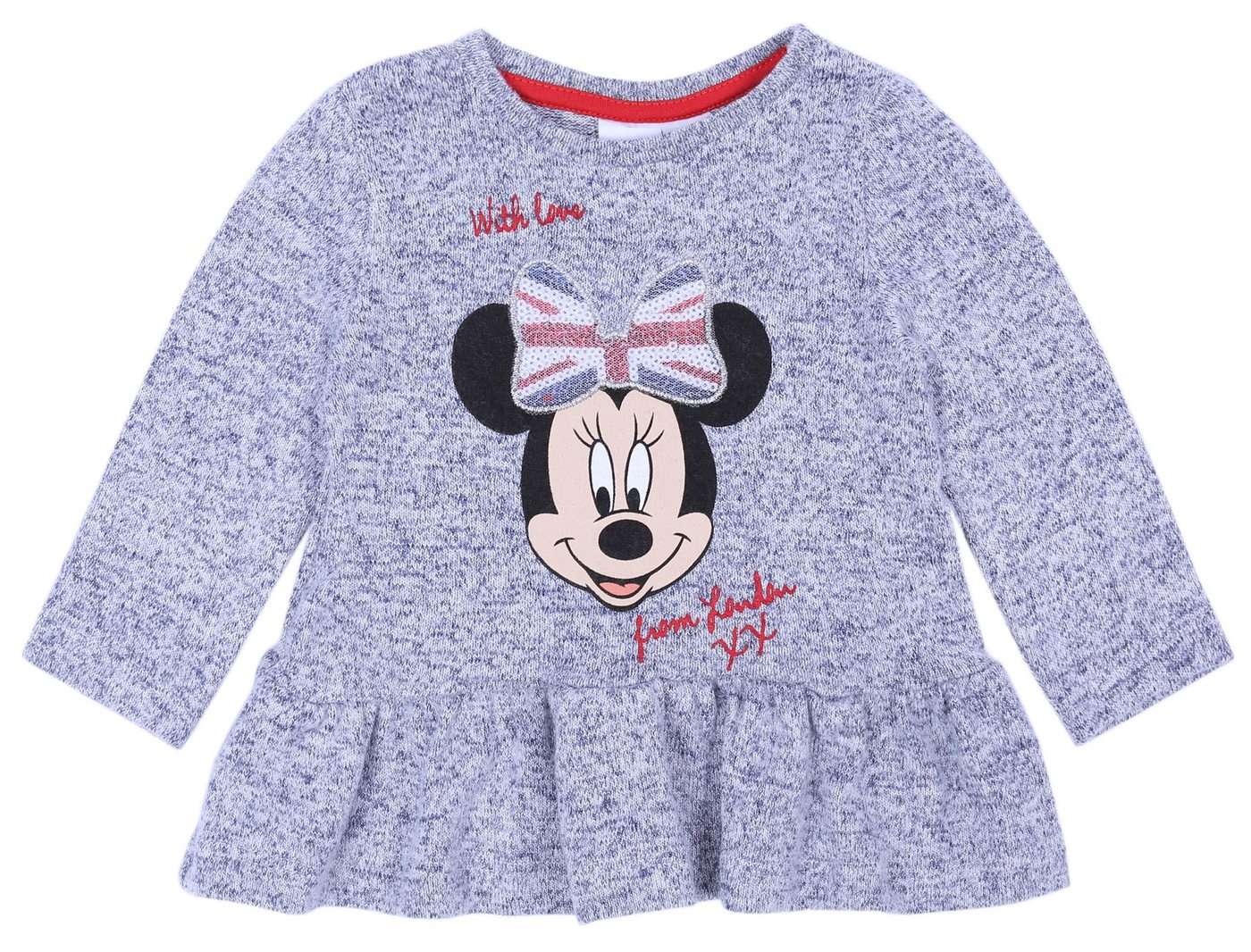 Sarcia.eu Langarmbluse Graue Tunika Minnie Mouse Maus DISNEY 3-6 Monate von Sarcia.eu