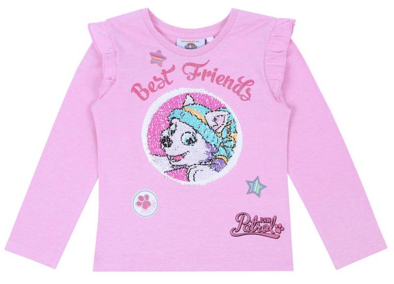 Sarcia.eu Langarmbluse Pinke Bluse Langarmshirt Oberteil für Mädchen PAW PATROL 6-7 Jahre von Sarcia.eu